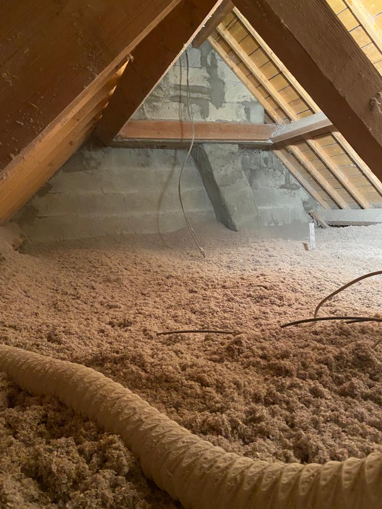 Isolation des combles perdus à Orvault